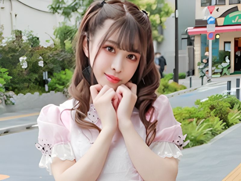 【地雷系カフェ店員とイチャラブ】 萌えキュン♡ 地雷ちゃんとプライベートハメ撮り！ 可愛い顔してエッチな姿に大興奮！