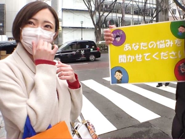 【人妻×ナンパ】新婚なのにセックスレスで欲求不満…かわいい奥様がベロチュー＆フェラで他人棒を勃起させる交尾…♡