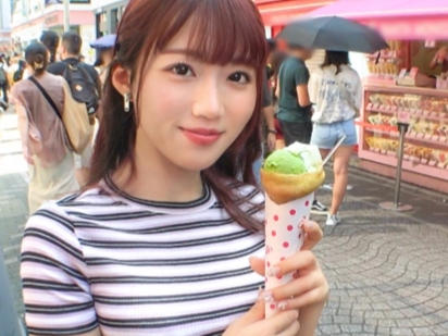 ＜素人ナンパ×即ハメ＞「キスだけで濡れちゃった」おっぱいプルルンGALを街で拾って即エッチ♡感じやすくてコリャめっけもん
