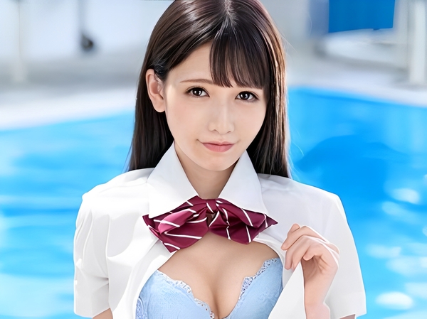 【主観】「はずかしいよ…♡」制服姿の野々浦暖♡乳首を刺激されて気分が高まると着衣ハメでぶっかけられる♡