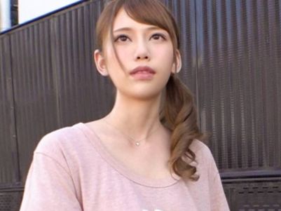＜人妻×中出し＞スレンダー巨乳で美尻の若奥さん♪バックで膣奥責められ快楽覚醒♡生ハメ鬼突き絶叫アクメは中出しでイキ乱れ♪