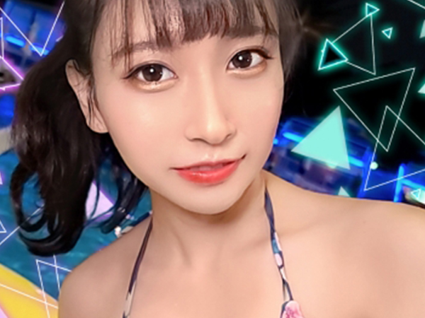 【ナイトプールでグラドルGET】スレンダー美人の新人グラドルをナンパ成功！部屋でクンニ責め＆生チンポ挿入で、アイドルが乱れまくる！！♡