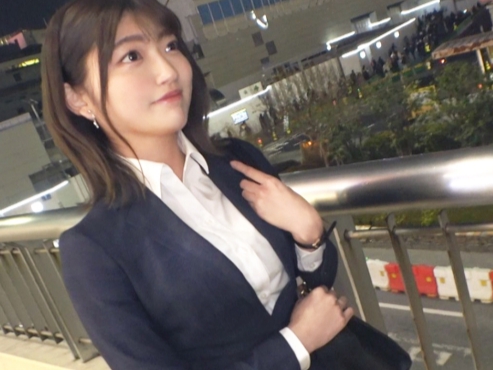 【OL】スーツ姿のOLお姉さんをナンパ！パンスト美脚がエロすぎて大興奮でおマンコを突きまくる！