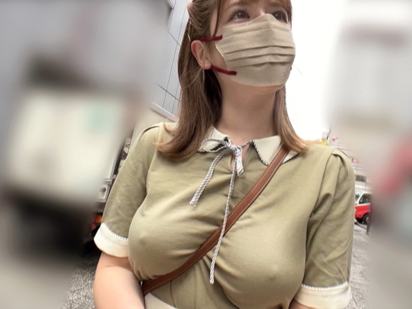 【ノーブラ散歩で乳首ポッチ】『見られてるのに…興奮しちゃう…』清楚系美女が実は淫乱！デカパイズリでご奉仕、エグいほど積極的なセックスに悶絶必至♡