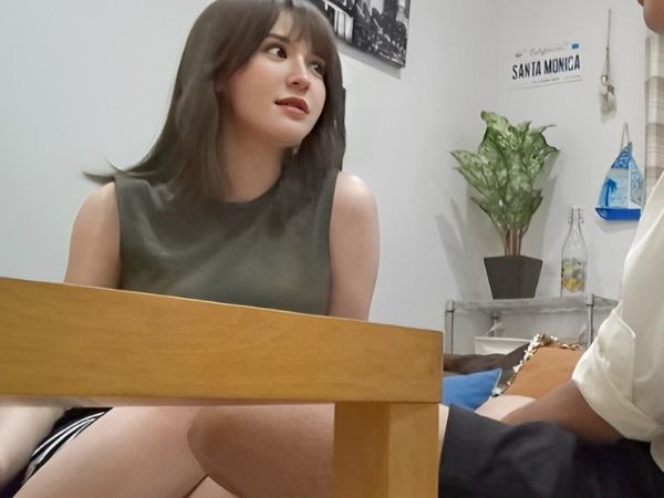 【素人ナンパ】ハーフ顔の激カワ美女をヤリ部屋に連れ込み、即ハメ成功！♡日本人離れしたエロボディをこっそり盗撮しちゃった！♡美乳＆美尻がヤバすぎる！
